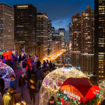 Rudolph’s Rooftop Winter Igloos Return to LondonHouse Chicago