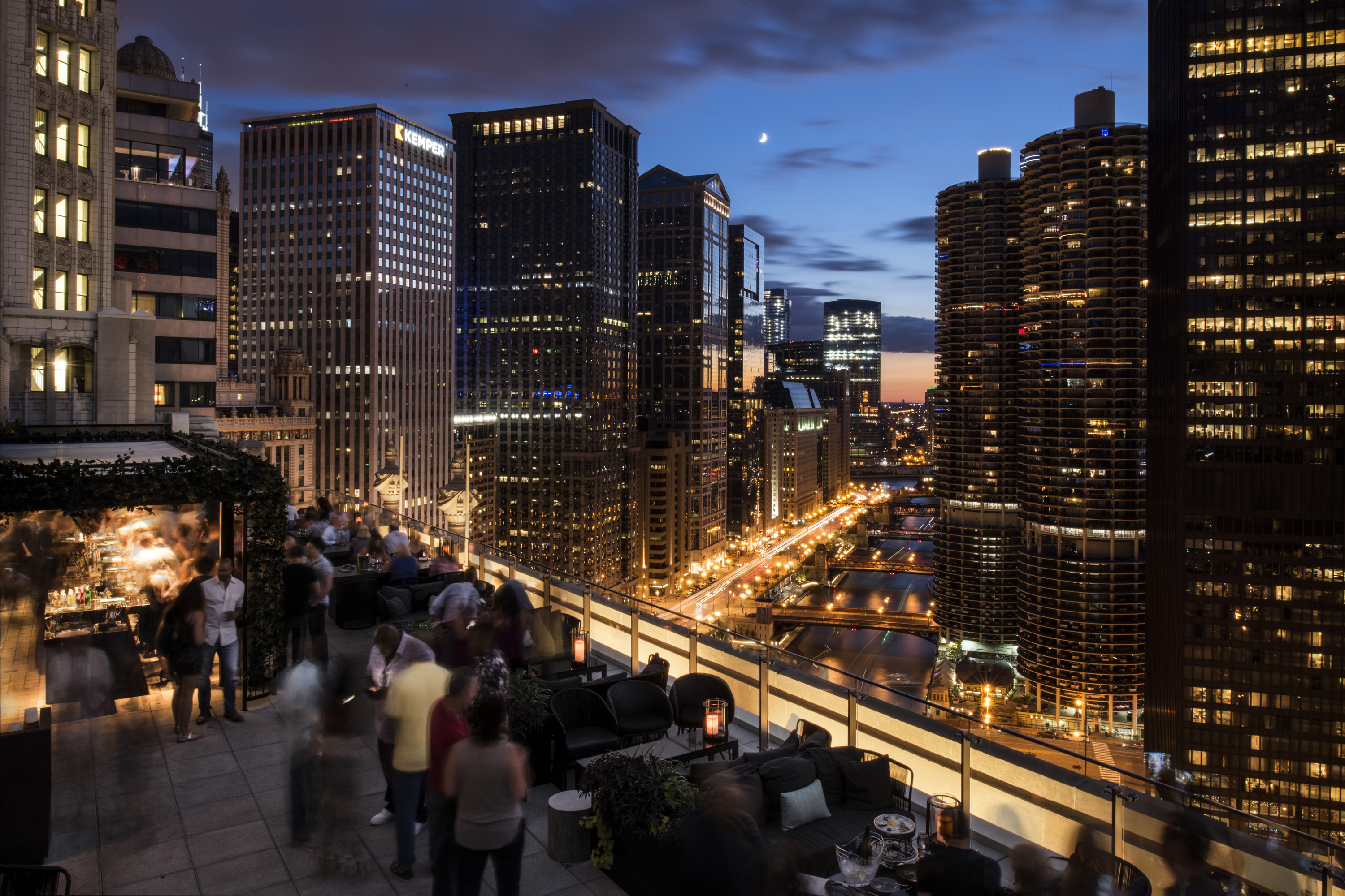 Chicago Rooftop Bar With A View Londonhouse Chicago